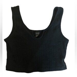 Shein Crop Top - Junior’s Size Small - Black